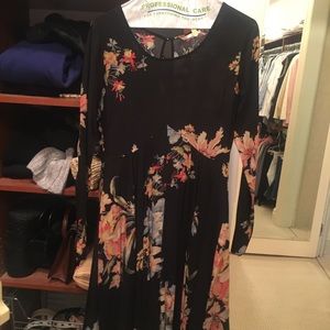 Free People Long sleeve Maxi Dress